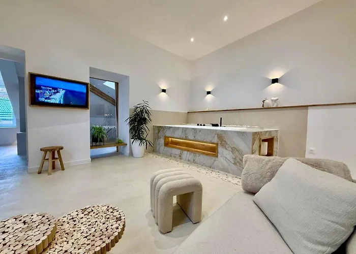 Apartament Sublime Loft Avec Privatif & Sauna, Hyper Centre, Parking Facile Épinal